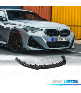 SPOILER LIP BMW G42 22-24 LOOK M PERFORMANCE NEGRO BRILLANTE