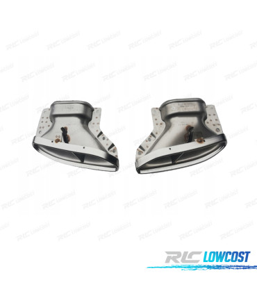 COLAS DE ESCAPE MERCEDES CLASE S W222 13-17 LOOK MAYBACH AMG CROMO