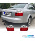 PILOTOS LED AUDI A4 B6 00-04 ROJO CROMO