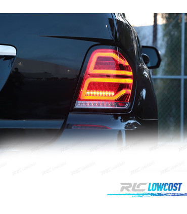 PILOTOS MERCEDES W164 05-08 LED BAR ROJO CLARO