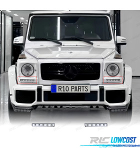 LUCES DIURNAS MERCEDES CLASE G W463 89-18 LOOK AMG G65 BLANCO