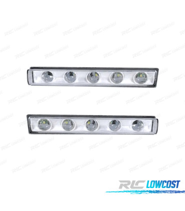 LUCES DIURNAS MERCEDES CLASE G W463 89-18 LOOK AMG G65 BLANCO