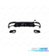 DIFUSOR MERCEDES CLASE S W223 21-24 LOOK AMG S63 NEGRO BRILLO + COLAS ESCAPE