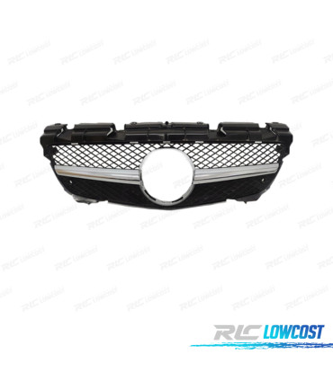 PARRILLA MERCEDES SLK R172 11-14 LOOK AMG CROMO NEGRO