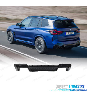 DIFUSOR BMW X4 G02 18-20 NEGRO BRILLO