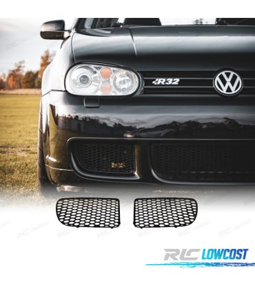 REJILLAS VOLKSWAGEN VW GOLF 4 97-03 LOOK R32 NEGRO