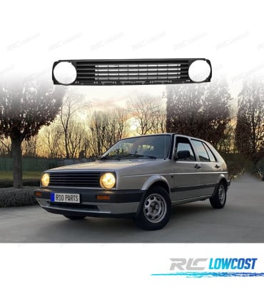 PARRILLA VOLKSWAGEN VW GOLF 2 83-91 NEGRO MONOFARO
