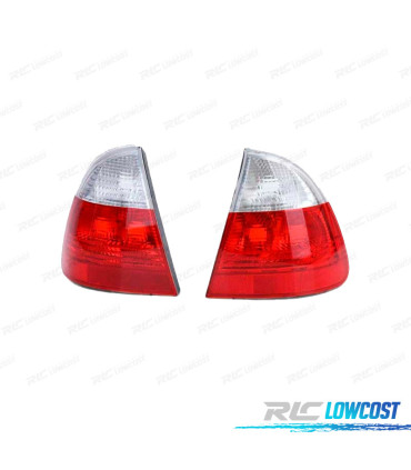 PILOTOS EXTERIORES BMW E46 TOURING 01-05 BLANCO ROJO