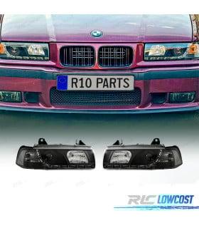 FAROS BMW E36 90-99 LUZ DIURNA FONDO NEGRO