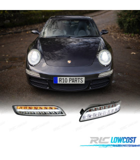 KIT LUZ DIURNA + INTERMITENTE LED PORSCHE CARRERA 997 CROMO
