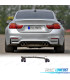 ESCAPE CON COLAS BMW F32 13-18 LOOK M4 DOBLE
