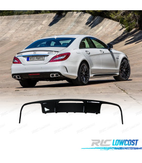 DIFUSOR MERCEDES CLS C218 15-18 LOOK C63 AMG NEGRO BRILLO