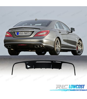 DIFUSOR MERCEDES CLS C218 11-14 LOOK C63 AMG NEGRO BRILLO