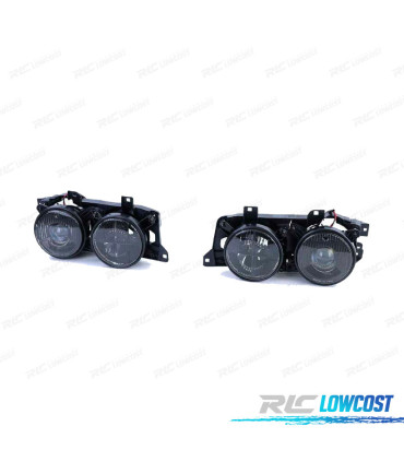 FAROS BMW E34 88-95 E32 86-94 FONDO NEGRO