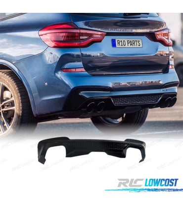 DIFUSOR BMW X3 G01 18-20 NEGRO BRILLO