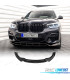 SPOILER LIP BMW X3 G01 18-20 LOOK M NEGRO BRILLO
