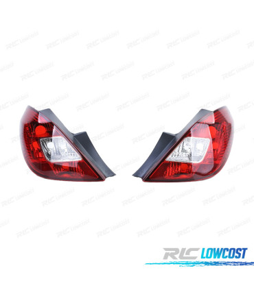 PILOTOS OPEL CORSA D 06- ROJO BLANCO