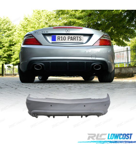 PARAGOLPES TRASERO MERCEDES SLK R172 11-15 LOOK AMG SALIDA SIMPLE