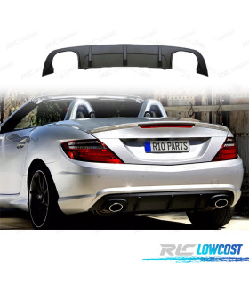 DIFUSOR MERCEDES CLASE SLK R172 11-15 LOOK AMG SALIDA SIMPLE