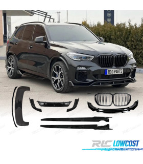 KIT CARROCERIA BMW X5 G05 18-22 LOOK BLACK KNIGHT NEGRO BRILLO
