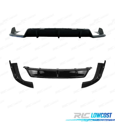KIT CARROCERIA BMW X5 G05 18-22 LOOK BLACK KNIGHT NEGRO BRILLO
