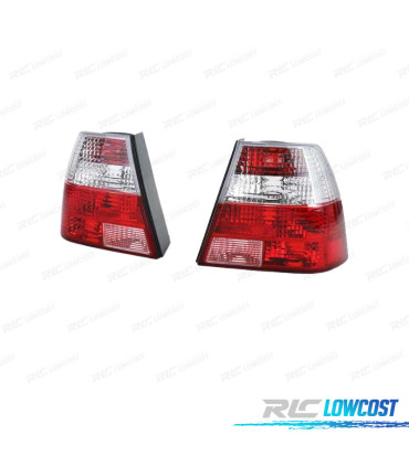 PILOTOS VOLKSWAGEN VW BORA 98-05 ROJO BLANCO