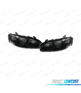 FAROS PARA OPEL OMEGA 94-99 LUPA FONDO NEGRO