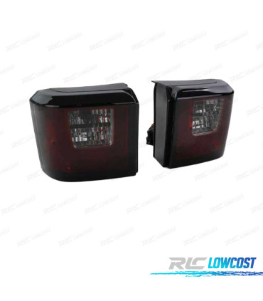 PILOTOS LED BAR VOLKSWAGEN VW T4 90-03 ROJO AHUMADO E24