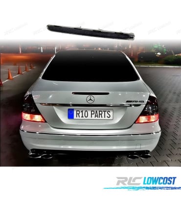TERCERA LUZ FRENO PARA MERCEDES CLASE E W211 02-06 NEGRO AHUMADO