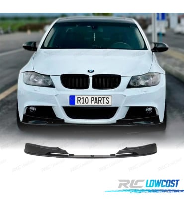 LIP SPOILER FRONTAL BMW E90 LCI 09-12 LOOK M PERFORMANCE NEGRO BRILLO
