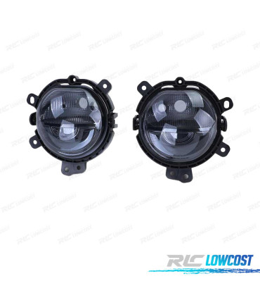 FAROS ANTINIEBLA MINI ONE COOPER F54 F55 F56 F57 13- NEGRO AHUMADO
