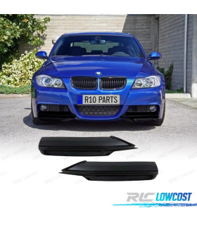 SPLITTERS PARAGOLPES BMW E90 05-08 LOOK M PERFORMANCE NEGRO MATE