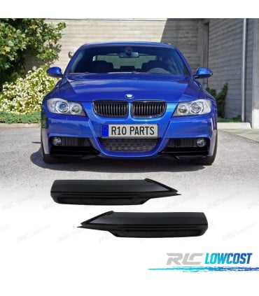 SPLITTERS PARAGOLPES BMW E90 05-08 LOOK M PERFORMANCE NEGRO MATE