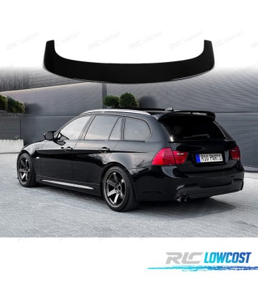 ALERON SPOILER BMW E91 TOURING 05-13 LOOK M PERFORMANCE NEGRO BRILLO