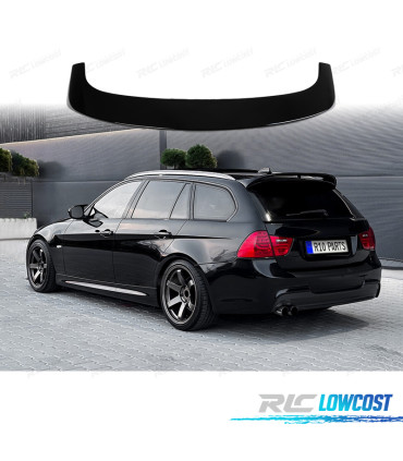 ALERON SPOILER BMW E91 TOURING LOOK M PERFORMANCE NEGRO BRILLO