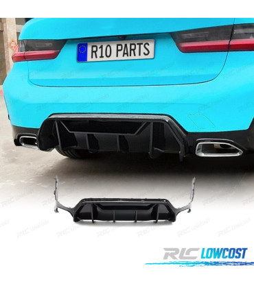 DIFUSOR BMW G20 23-25 LOOK M NEGRO BRILLO