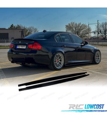 AÑADIDO TALONERAS BMW E90 E92 E93 05-13 LOOK M PERFORMANCE NEGRO BRILLO