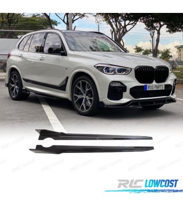 AÑADIDO TALONERAS BMW X5 G05 LCI 23- LOOK M NEGRO BRILLO