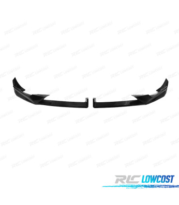SPOILER LIP BMW X6 G06 19-22 LOOK M NEGRO BRILLO