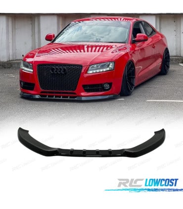 SPOILER LIP AUDI A5 S LINE 07-12 NEGRO BRILLO