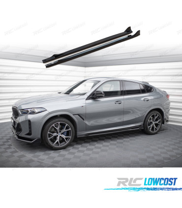 AÑADIDO TALONERAS BMW X6 G06 23- LOOK M PERFORMANCE NEGRO BRILLO