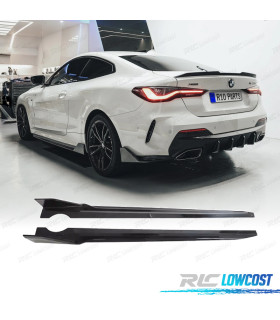 AÑADIDOS TALONERAS BMW G22 20- LOOK M NEGRO BRILLO