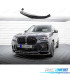 SPOILER LIP BMW X3 G01 LCI 22- LOOK M NEGRO BRILLO