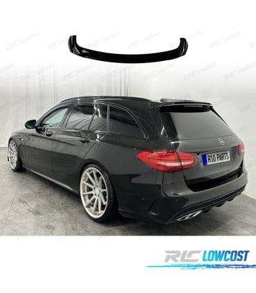 ALERON SPOILER MERCEDES 14-21 S205 LOOK AMG NEGRO BRILLO