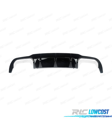 DIFUSOR MERCEDES W204 07-14 LOOK C63 AMG NEGRO BRILLO