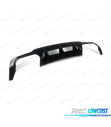 DIFUSOR MERCEDES W204 07-14 LOOK C63 AMG NEGRO BRILLO