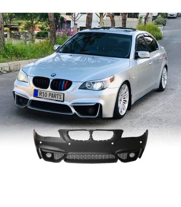 PARAGOLPES DELANTERO BMW E60 E61 03-07 LOOK M4 PDC REJILLAS NIEBLA ABS