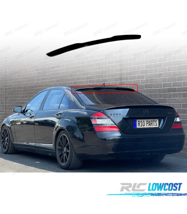 ALERON MERCEDES CLASE S W221 05-13 LOOK AMG NEGRO BRILLO