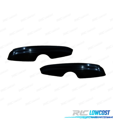 PESTAÑAS DE FAROS VOLKSWAGEN VW GOLF 4 NEGRO BRILLO
