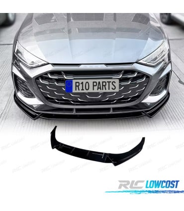 SPOILER LIP AUDI A3 8Y 24- NEGRO BRILLO